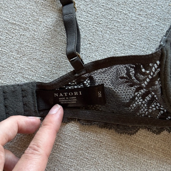 Natori Feathers Underwire Contour Bra Dark Grey - Picture 4 of 4